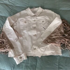 Judy Blue White Denim Jacket